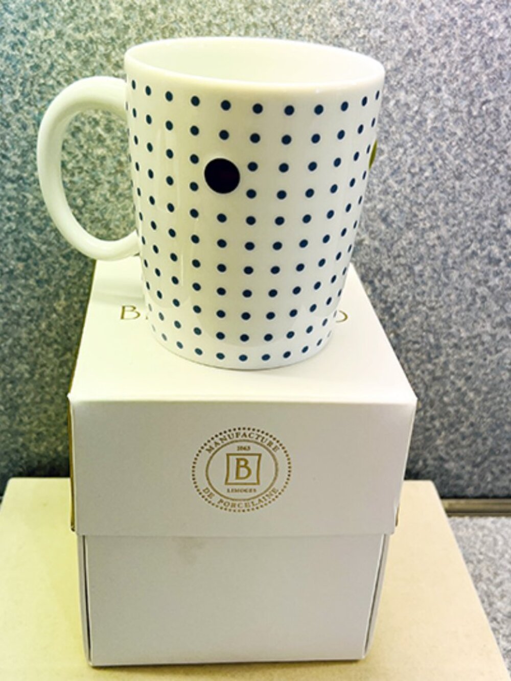Bernardaud | "Knossos" Mug Porcelain White | New in Box